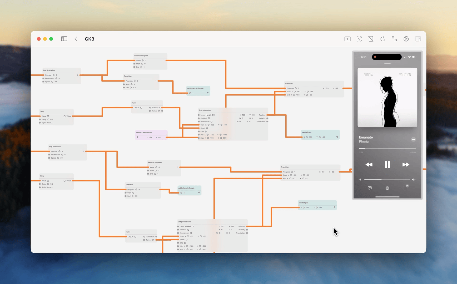 Humane gesture experience made with Stitch